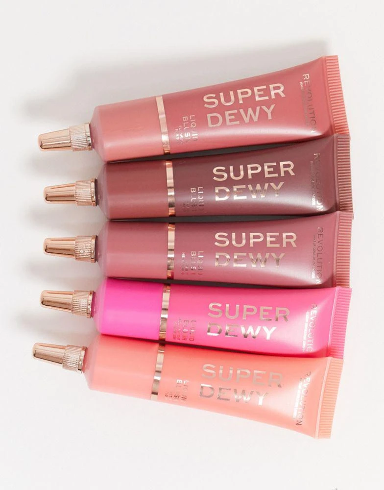Revolution Revolution Superdewy Liquid Blush - You Got Me Blushing 4