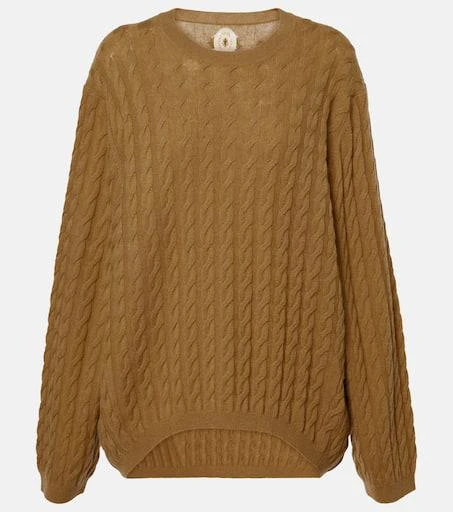 Jardin des Orangers Cable-knit wool and cashmere sweater 1