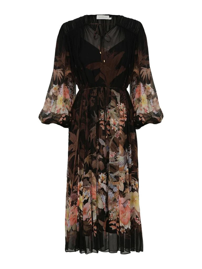 Zimmermann ILLUMINATE DRAWN SHEATH DRESS 1