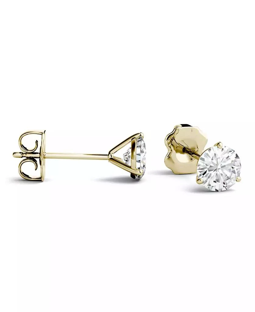 Charles & Colvard Moissanite Martini Stud Earrings (1 ct. t.w. Diamond Equivalent) in 14k white or yellow gold 3