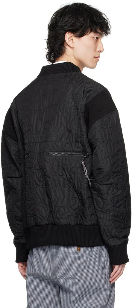 Vivienne Westwood Black Stripped Cyclist Bomber Jacket 3