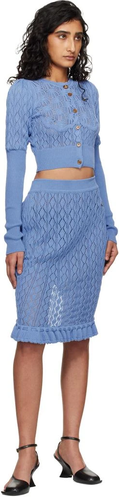 Vivienne Westwood Blue Ella Cardigan 4