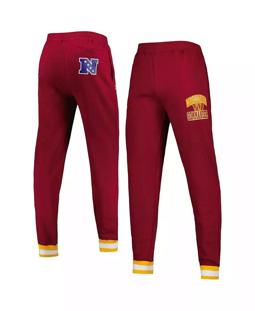 Starter Men's Burgundy Washington Commanders Blitz Fleece Jogger Pants 1