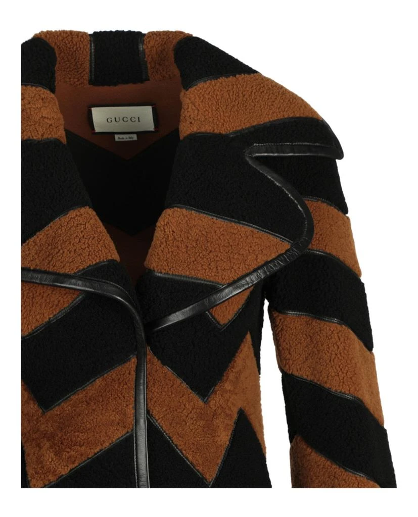 Gucci Chevron Fur Coat 3