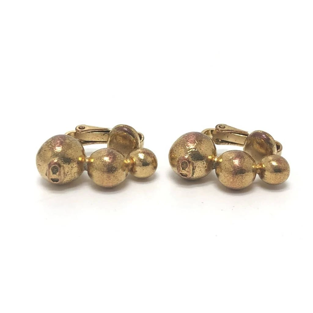 Dior Metal Clip Earrings (Pre-Owned) 2