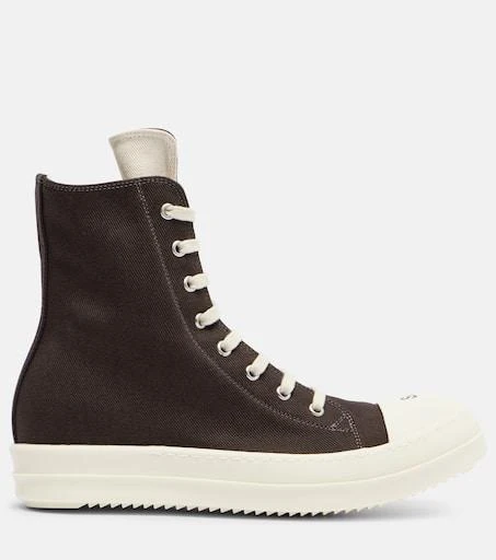 Rick Owens Sneaks canvas high-top sneakers 4
