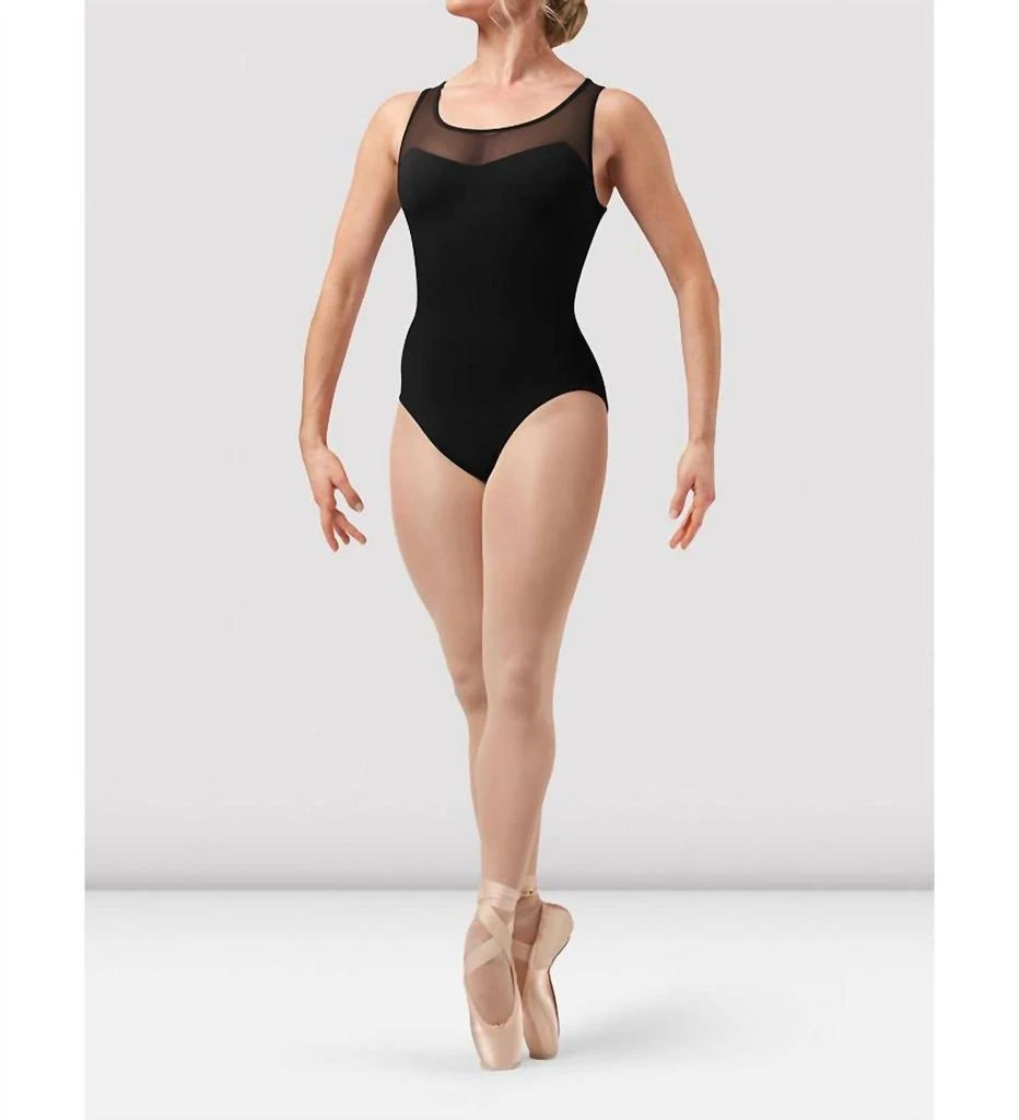 Bloch Bloch - Ladies Maya Lace Print Tank Leotard Bodysuit 1
