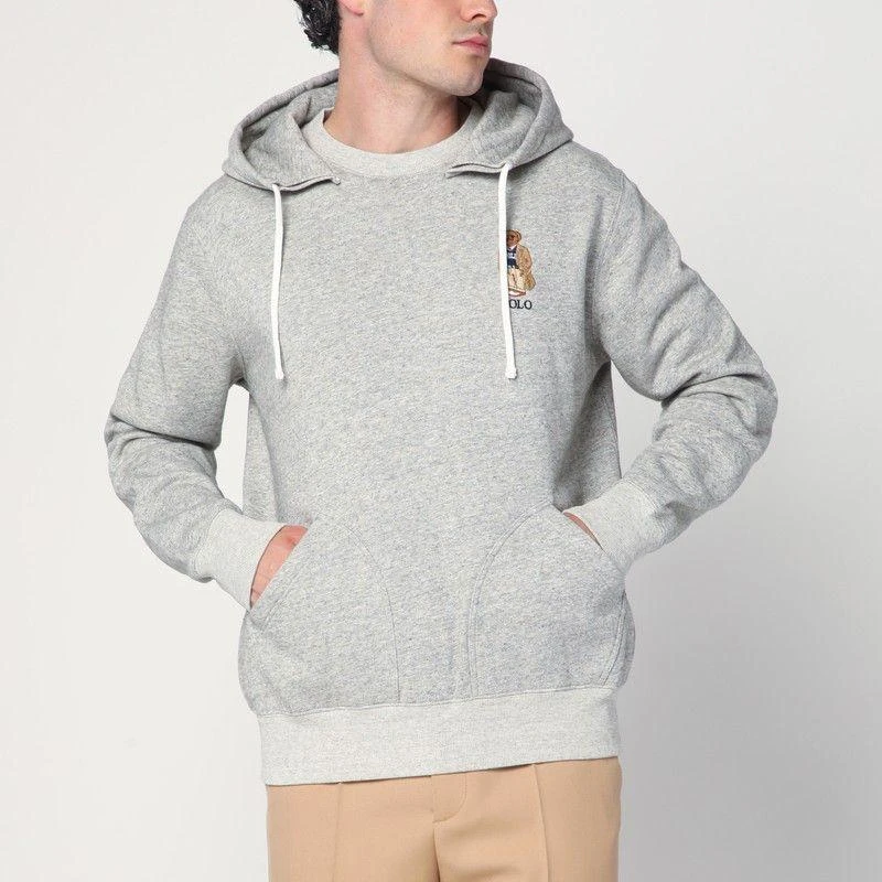 Ralph Lauren GRAY POLO BEAR HOODIE 1