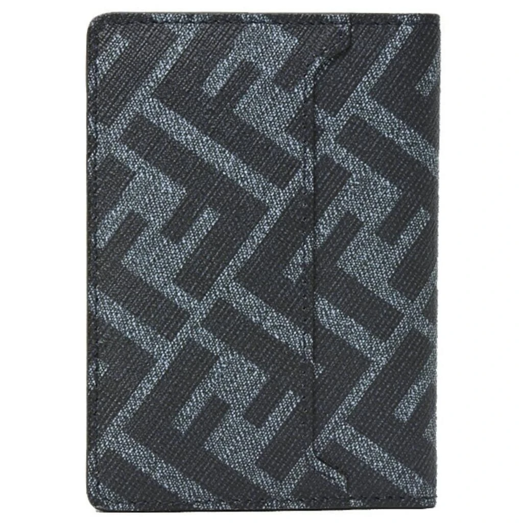 Fendi blue blue Navy Navy Pvc Leather Card Case (Pre-Owned) 2