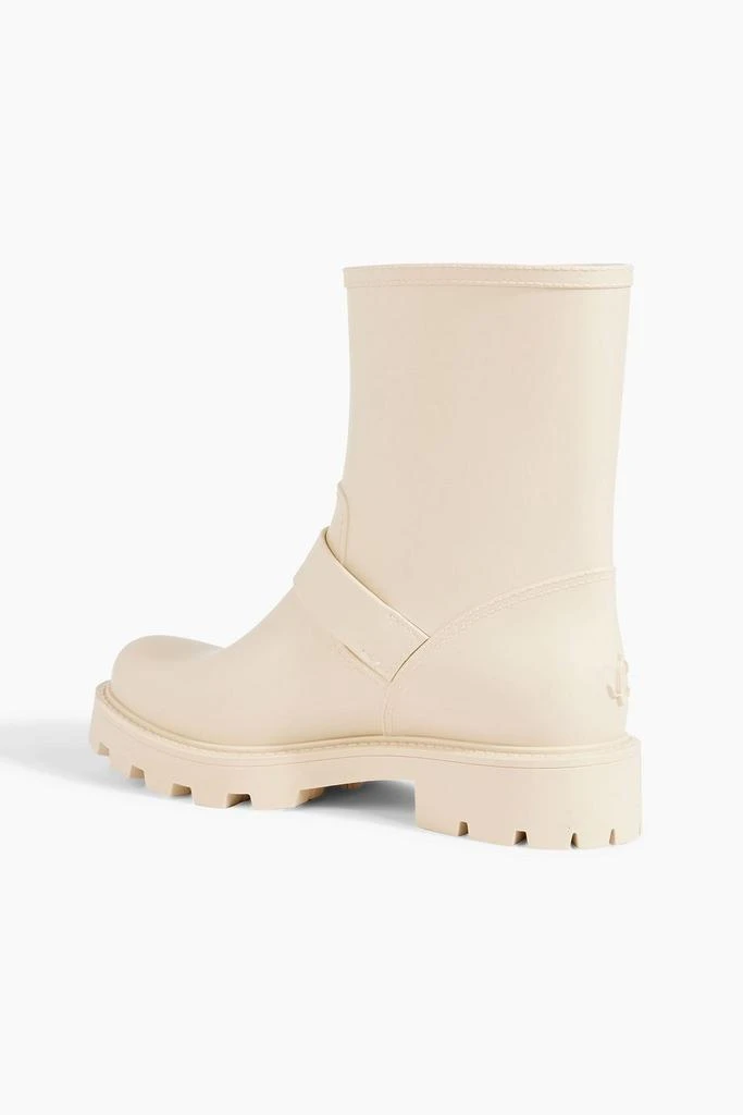 Jimmy Choo Yael buckled rubber rain boots 3
