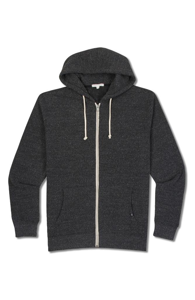 Threads for Thought Trim Fit Heathered Fleece Zip Hoodie