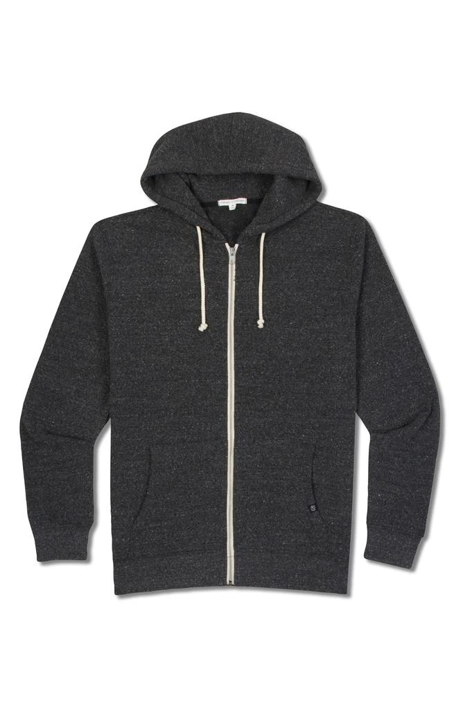 Threads for Thought Trim Fit Heathered Fleece Zip Hoodie 1