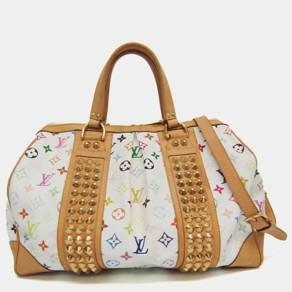 Louis Vuitton Louis Vuitton x Takashi Murakami Multicolor Coated Canvas Monogram  Courtney MM Satchel Bag 1