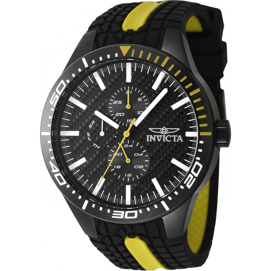 Invicta Racing GMT Quartz Black Dial Men's Watch 47554 1
