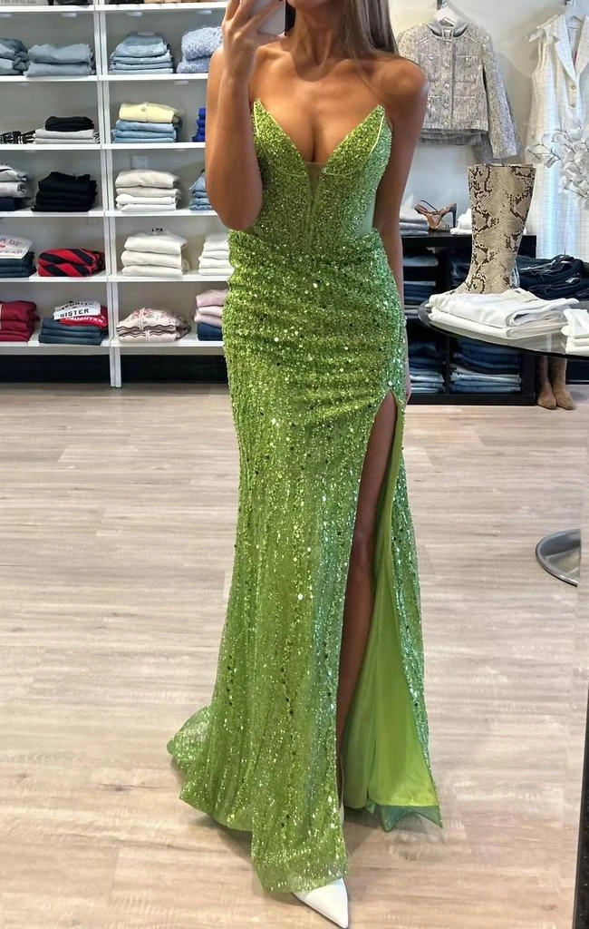 Nox Anabel Nox Anabel - Strapless Sequin Gown