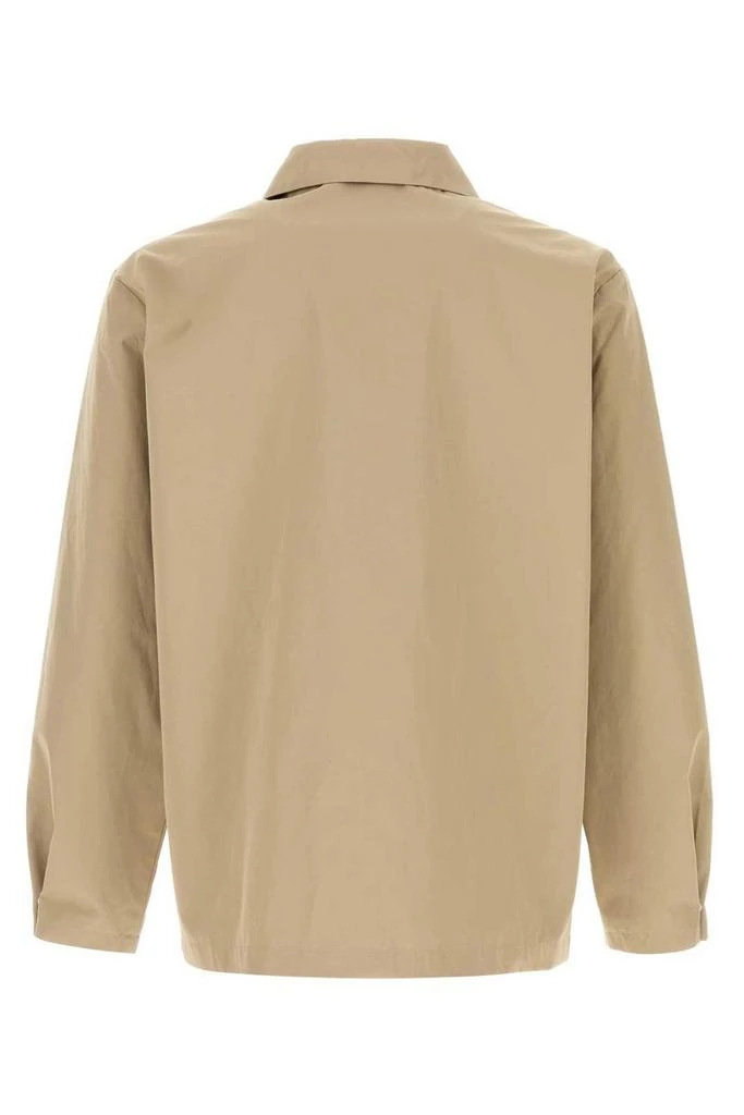 Shop Logo Embroidered Snapped Bomber Jacket on Sale at