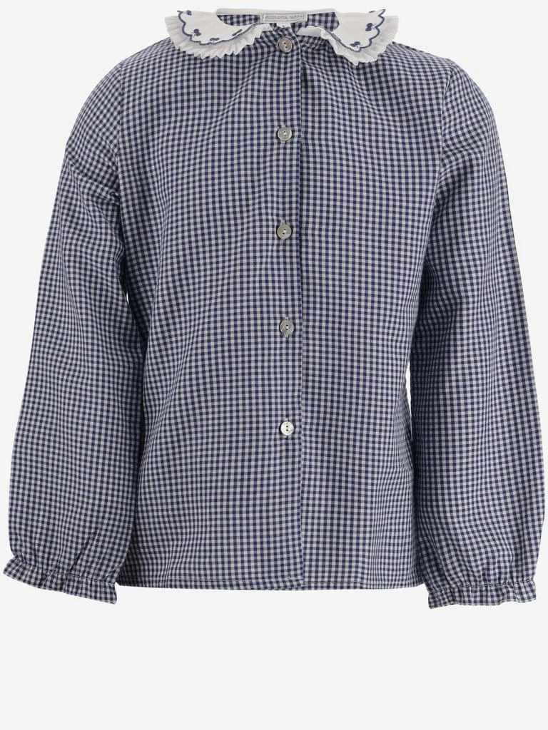 Nicoletta Fanna Cotton Shirt With Check Pattern 1