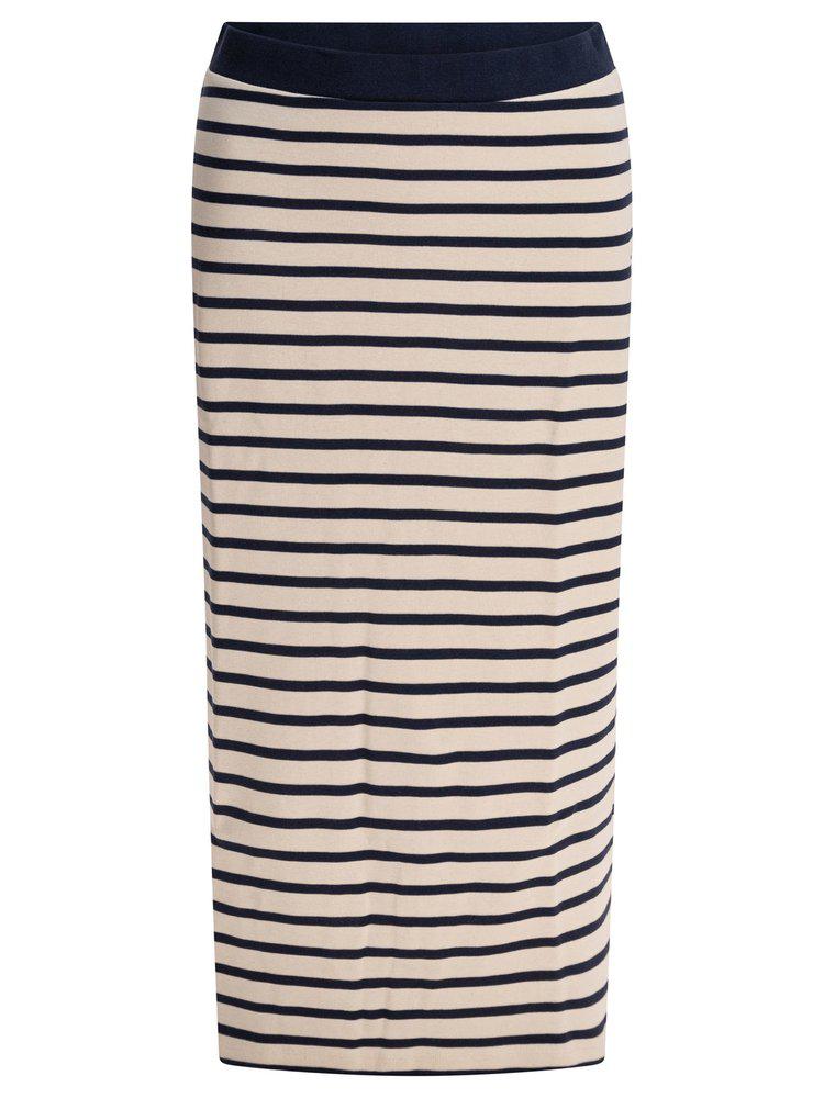 INES DE LA FRESSANGE Ines De La Fressange Striped Midi Skirt
