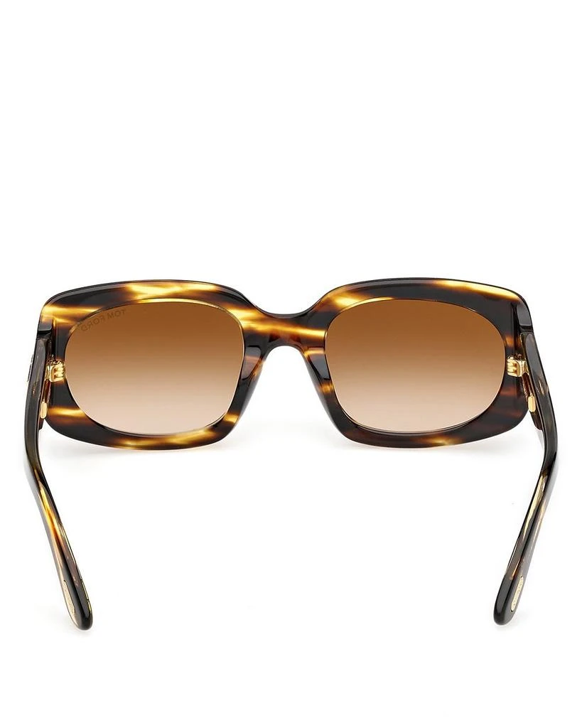 Tom Ford Icon Collection Rectangle Sunglasses, 54mm 4
