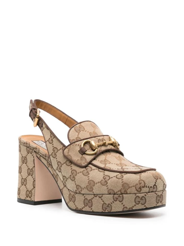 Gucci GUCCI - Lady Horsebit Slingback Pumps 3