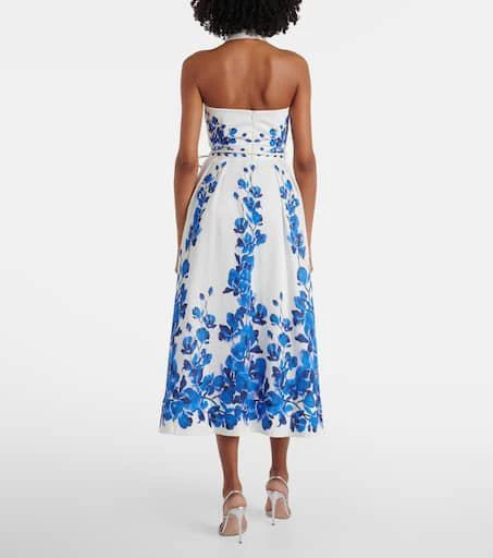REBECCA VALLANCE Orchid Blues floral midi dress 3