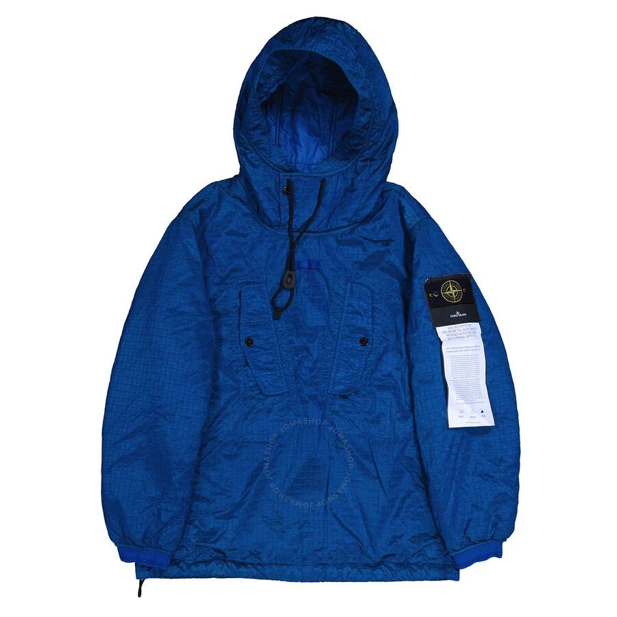 Stone Island Bright Blue Macro Ripstop Nylon Jacket 1