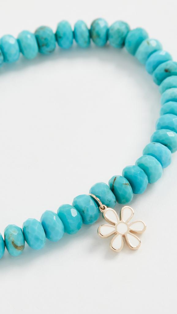 Sydney Evan Enamel Flower Charm Bracelet