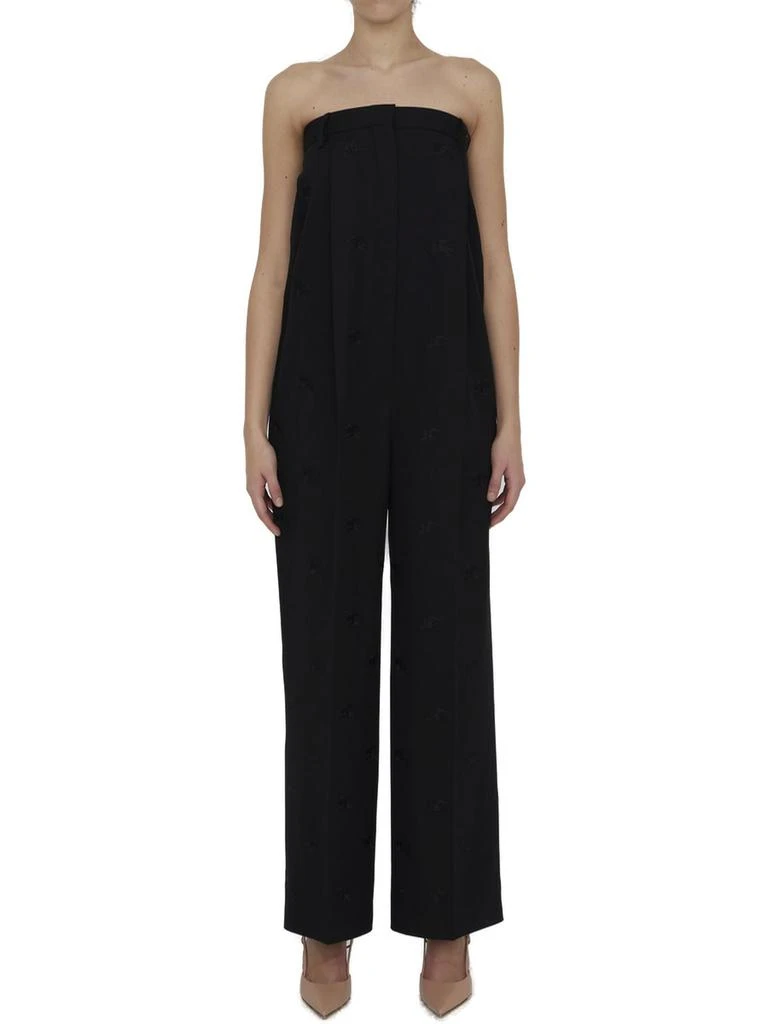 Burberry Burberry Strapless Tailored Jumpsuit 1