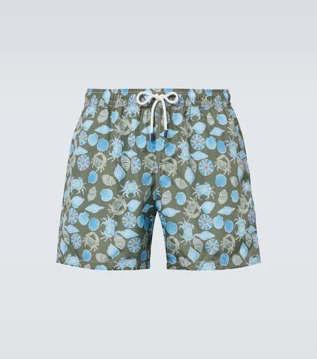 Fedeli Madeira printed swim trunks 1
