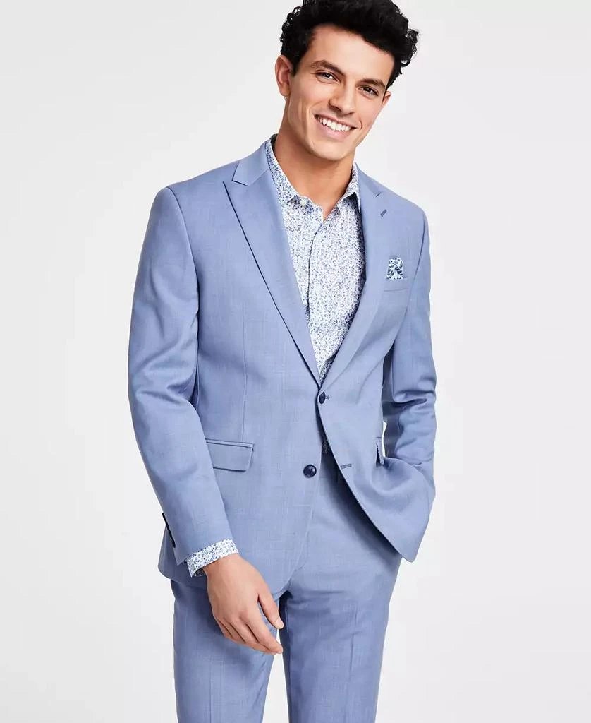 Shop Men's Slim-Fit Wool Sharkskin Suit Jacket, Created for Macy's
