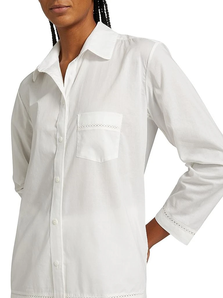 Pour Les Femmes Egyptian Cotton Long-Sleeve Pajamas 6