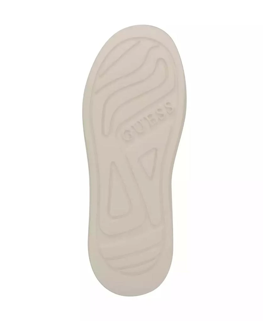 GUESS Women's Elbina Contrast Heel Lace-Up Sneakers 5