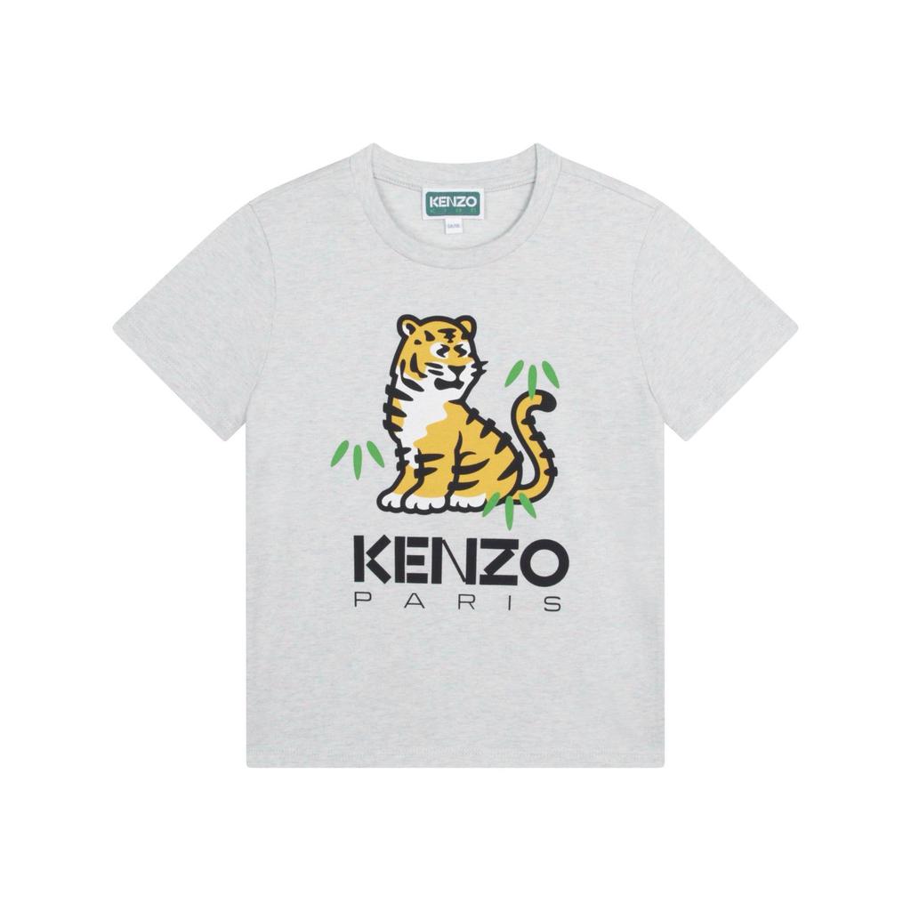 Kenzo T-Shirt Manches Courtes Glacier - Enfant Fille - Kenzo Kids