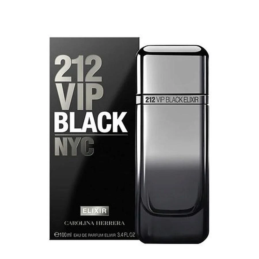 Carolina Herrera Carolina Herrera Men's 212 Vip Black Elixir EDP Spray 3.4 oz Fragrances 8411061105016 1
