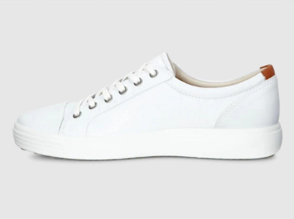 ECCO Men's Soft 7 Sneaker In White 3