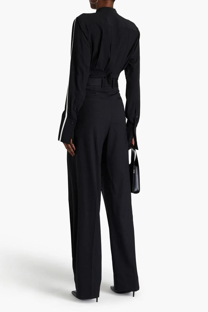 Peter Do Pleated wool-blend twill straight-leg pants 3