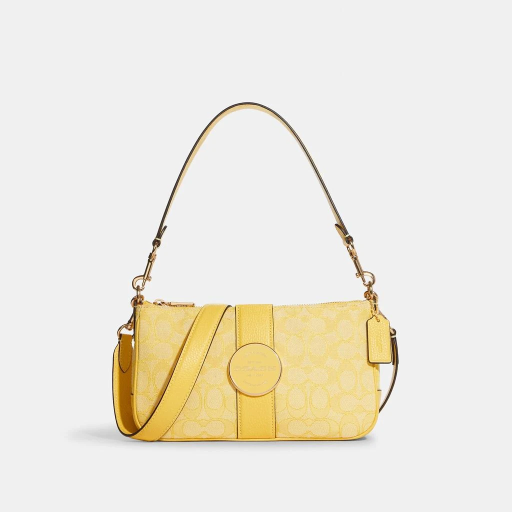 Coach Coach Outlet Lonnie Baguette In Signature Jacquard 5
