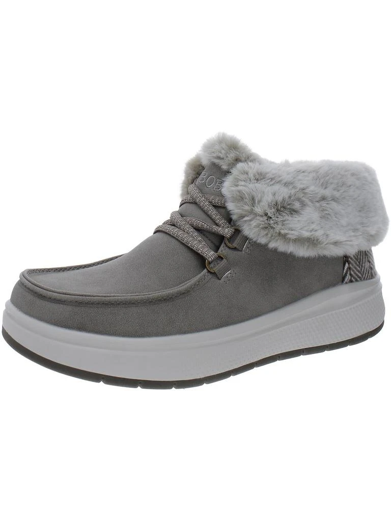 SKECHERS BOBS Skipper Wave Womens Faux Fux Lightweight Shooties 5