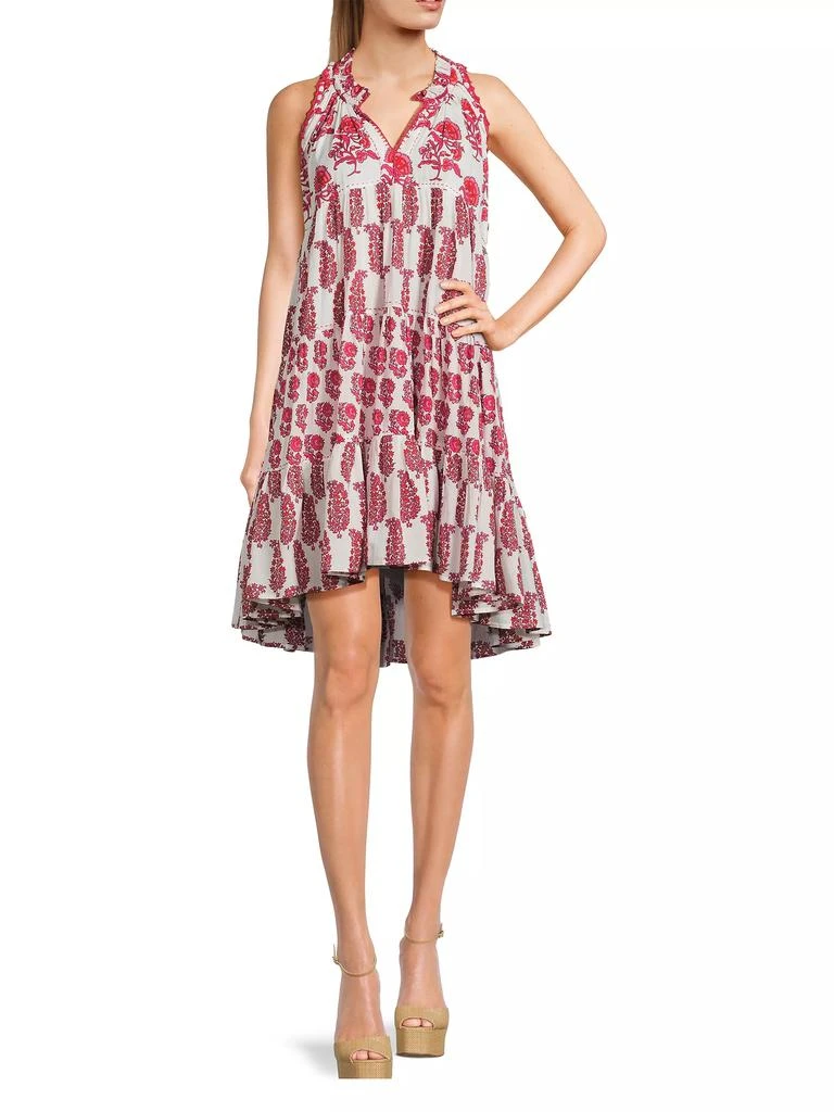 Ro's Garden Sofie Floral Knee-Length Dress 2