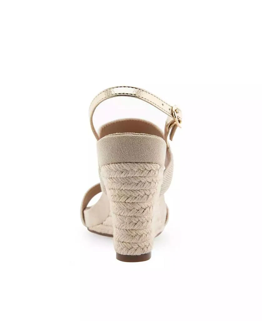 Aerosoles Women's Paxton Buckle Strap Wedge Sandals 4