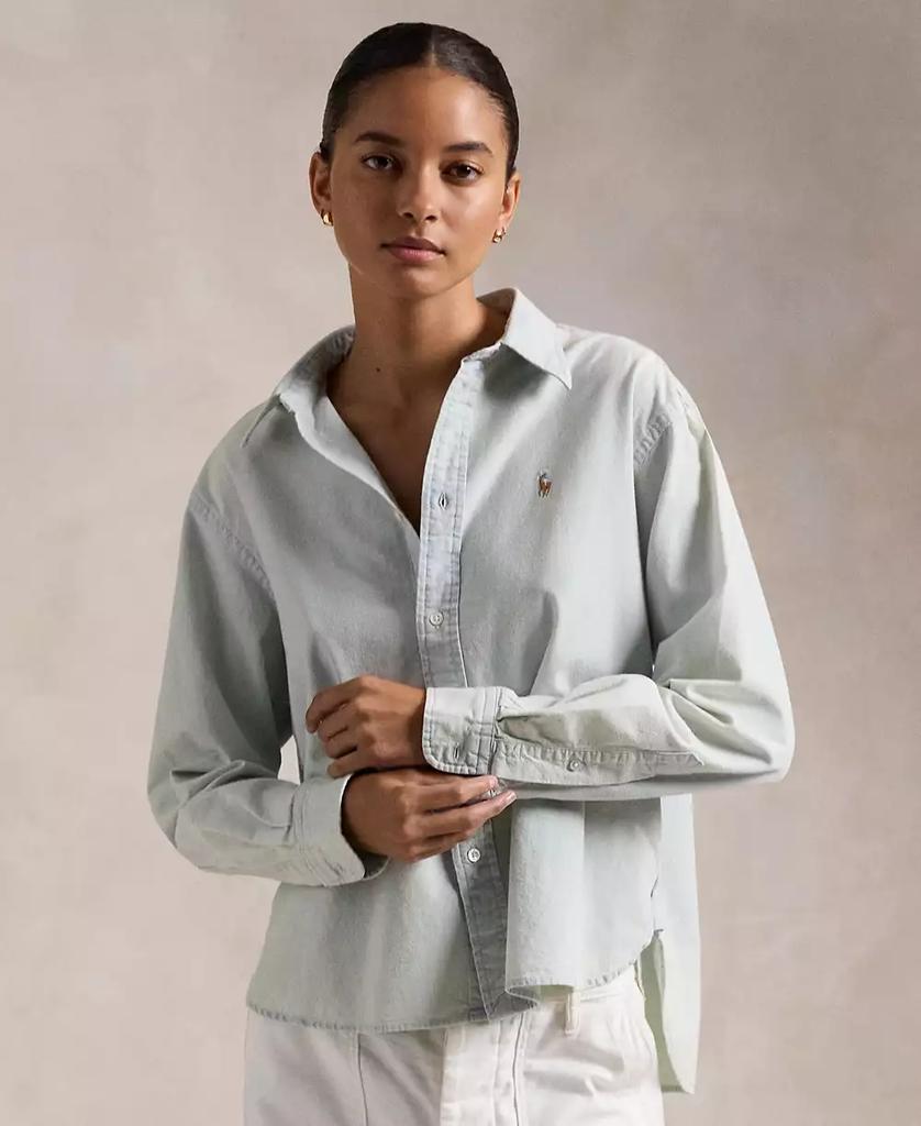 Ralph Lauren Women's Cropped Boxy Chambray Shirt