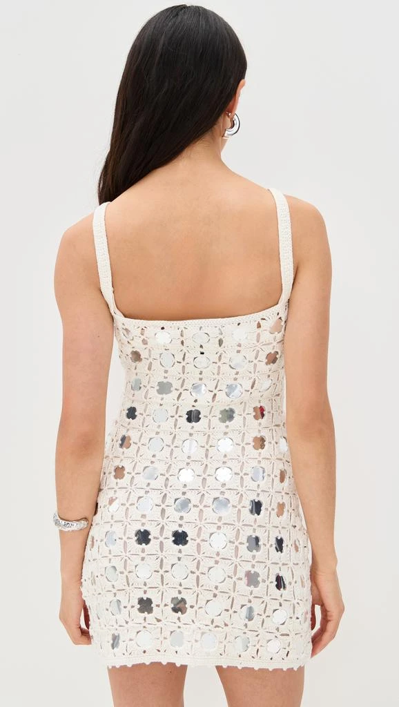 Le Superbe Crochet Mirrored Mini Dress 2