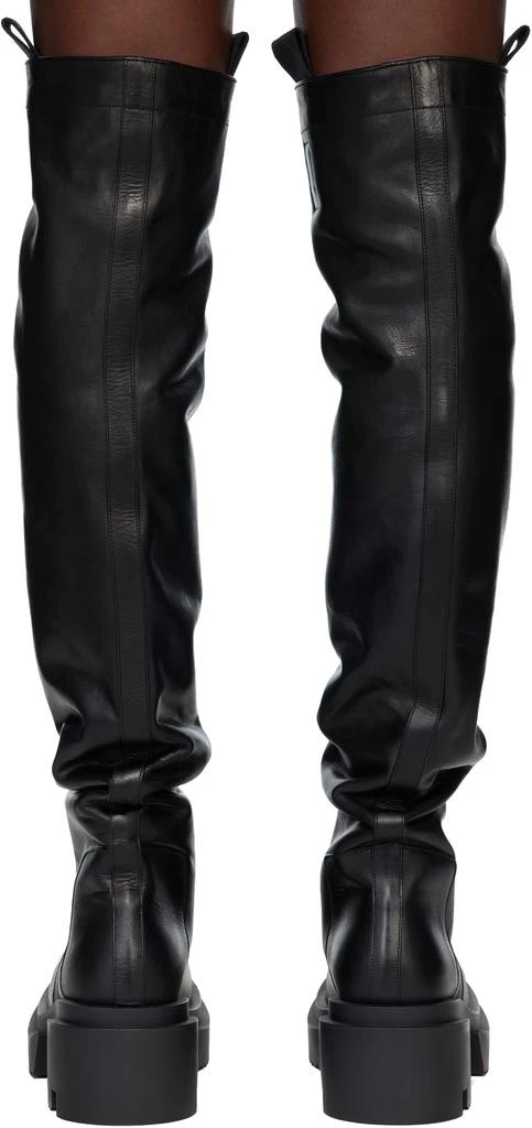 Rick Owens Black Concordians Wader Bogun Tall Boots 2