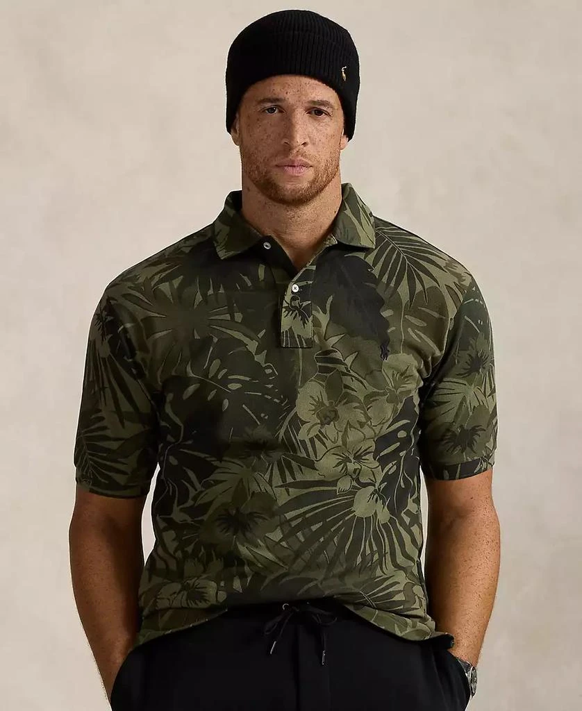 Ralph Lauren Men's Big & Tall Palm-Camo Mesh Polo Shirt 1
