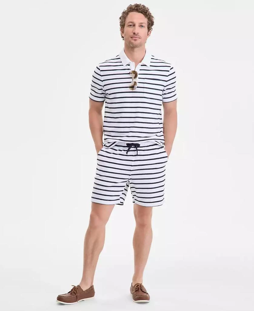 Club Room Men's Bengal Striped Terry Cloth Shorts, Exclusively at Macy's 1