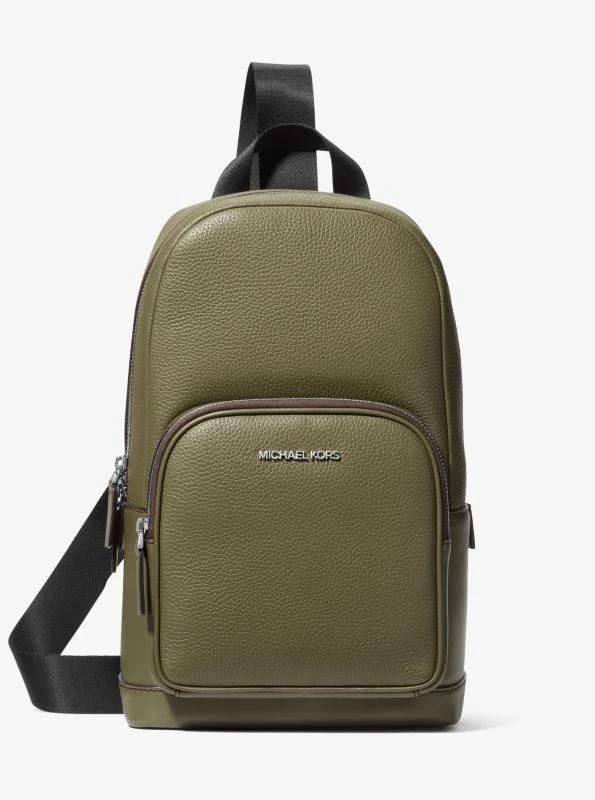 Michael Kors Cooper Pebbled Leather Sling Pack 1