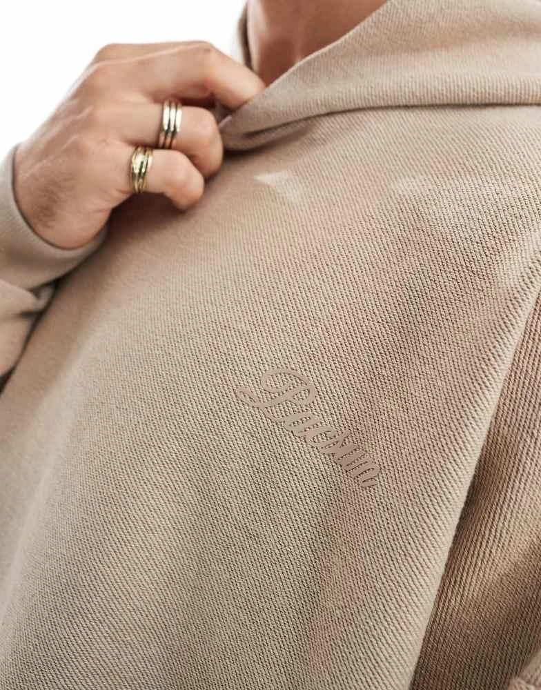 PacSun Pacsun oversized pullover hoodie in fog 3