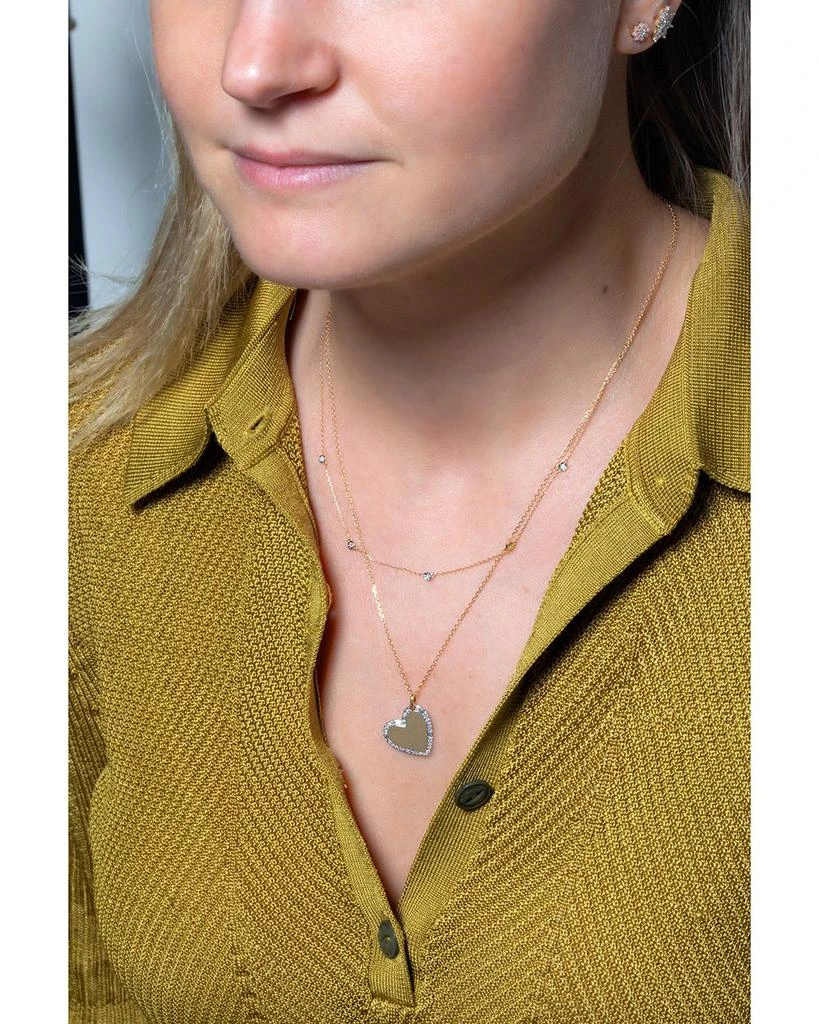Adina Reyter 14K Yellow Gold Diamond Station Necklace, 16" 3
