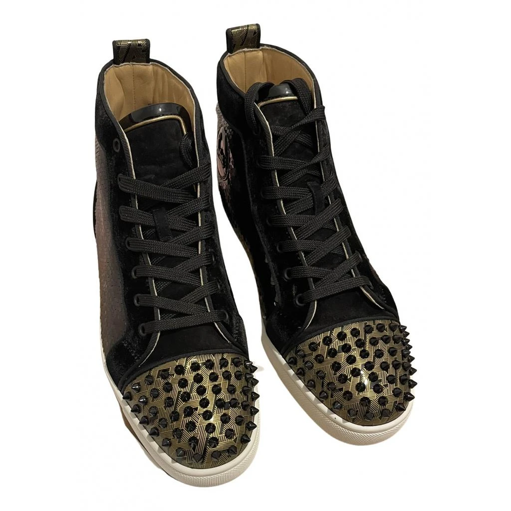 Christian Louboutin Christian Louboutin Louis glitter high trainers 1