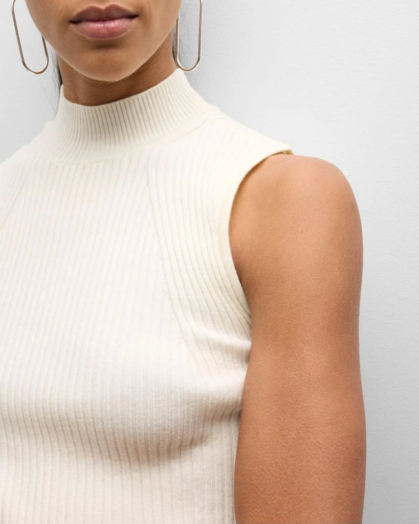 Paige Fidelia Ribbed Mock-Neck Tank Top 5
